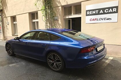 Car rental Audi A7 in Prague