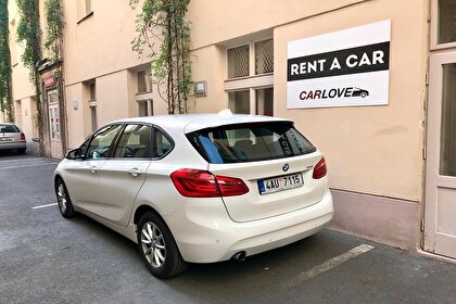 Car rental BMW 218i in Prague