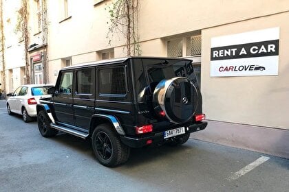 Location Mercedes Benz G-class à Prague