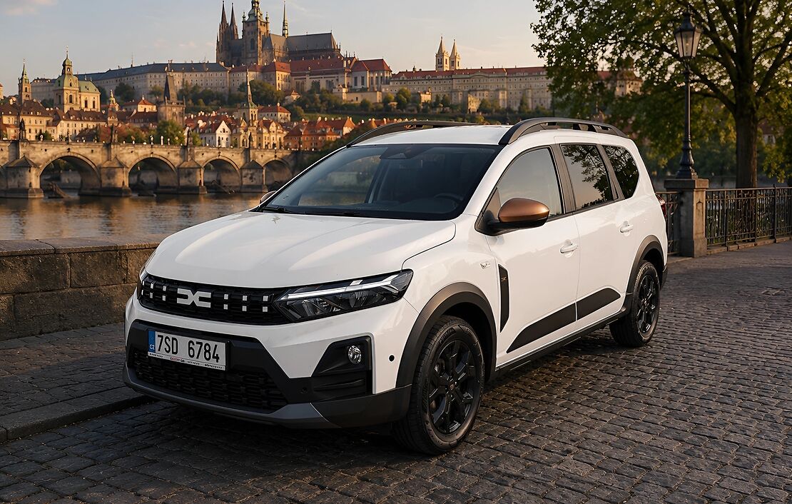 Biluthyrning Dacia Jogger 7seats i Prag