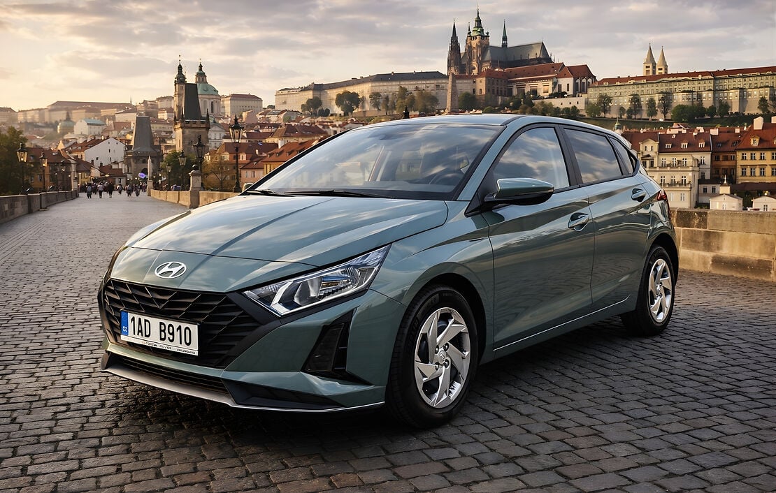 Biluthyrning Hyundai i20 MT i Prag