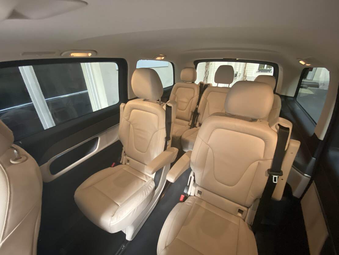 Car rental Mercedes V-class in Prague