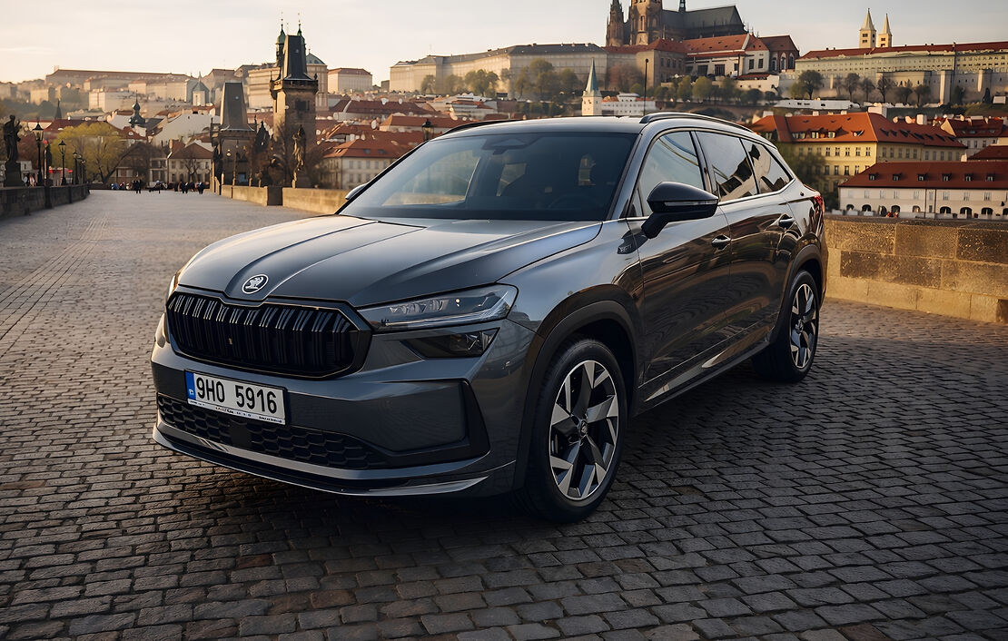 Biluthyrning Škoda Kodiaq i Prag