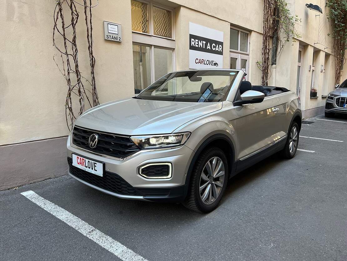Car rental VW T-Roc Cabrio in Prague