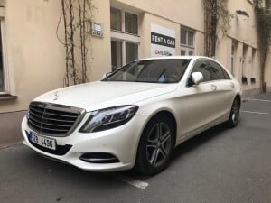 Rental lux car s-class Prague