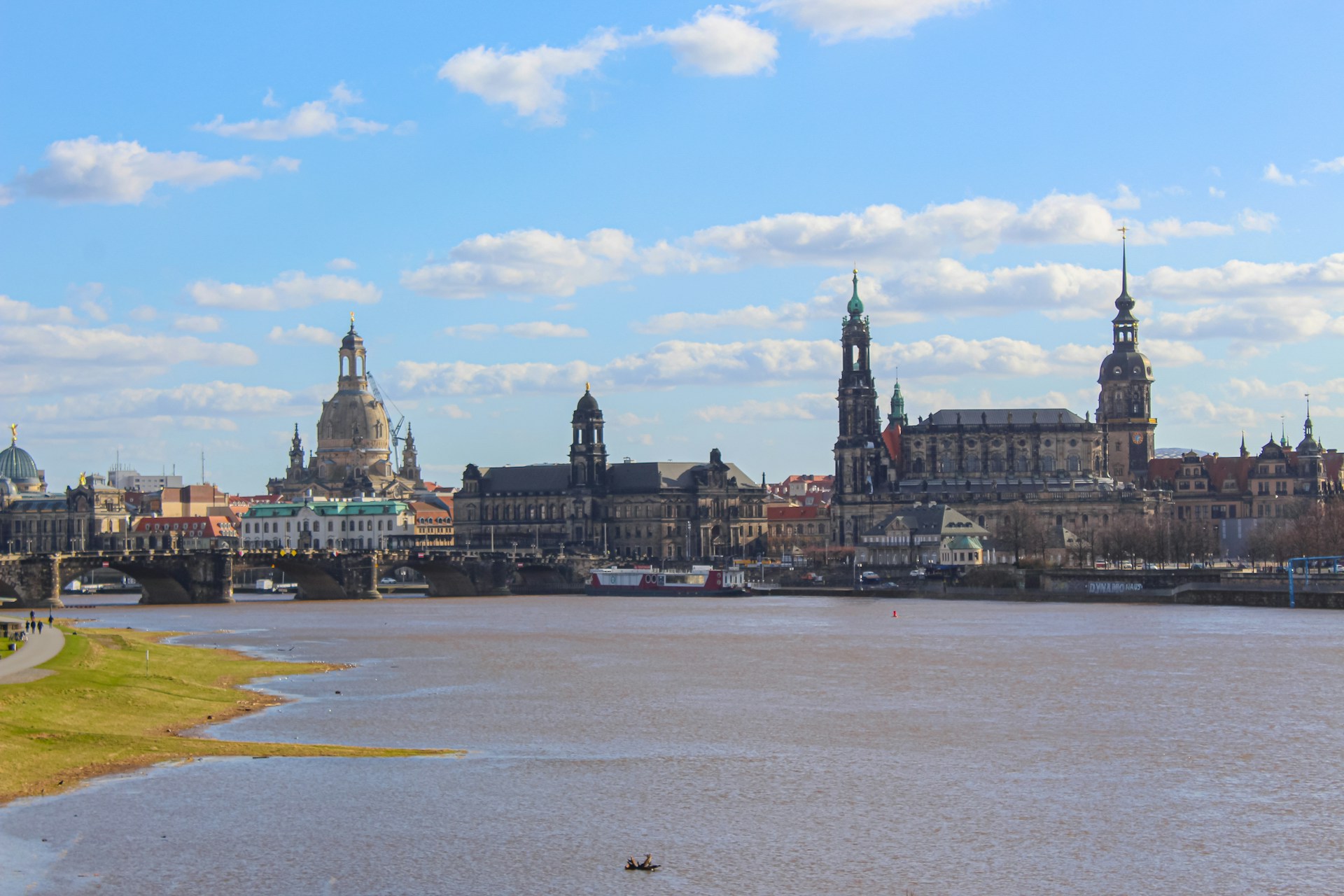 Dresden Altstadt and Frauenkirche panorama